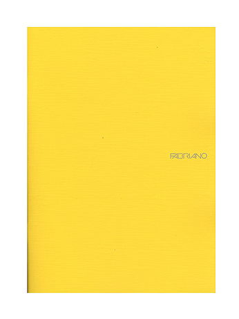 Fabriano - EcoQua Notebooks - Staplebound Blank, Lemon, 8.25 x 11.7 in.