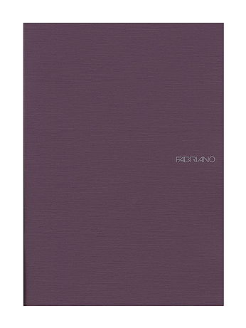 Fabriano - EcoQua Notebooks - Staplebound Blank, Wine, 8.25 x 11.7 in.