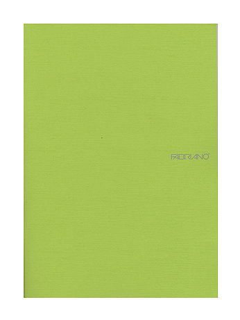 Fabriano - EcoQua Notebooks - Staplebound Blank, Lime, 8.25 x 11.7 in.