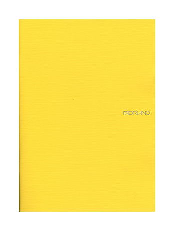 Fabriano - EcoQua Notebooks - Staplebound Lined, Lemon, 8.25 x 11.7 in.