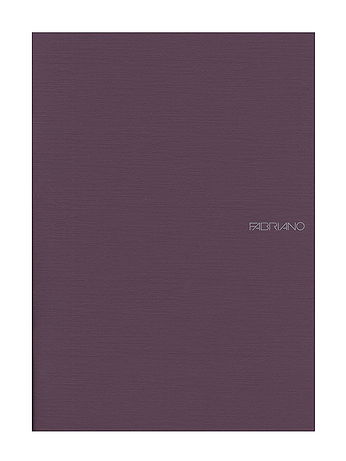 Fabriano - EcoQua Notebooks - Staplebound Lined, Wine, 8.25 x 11.7 in.