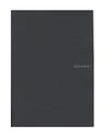 Fabriano - EcoQua Notebooks staplebound lined black 8.25 x 11.7 in.