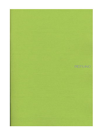 Fabriano - EcoQua Notebooks - Staplebound Lined, Lime, 8.25 x 11.7 in.