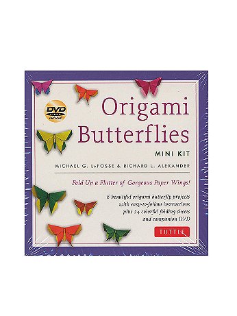 Tuttle - Origami Butterflies Mini Kit with DVD - Each