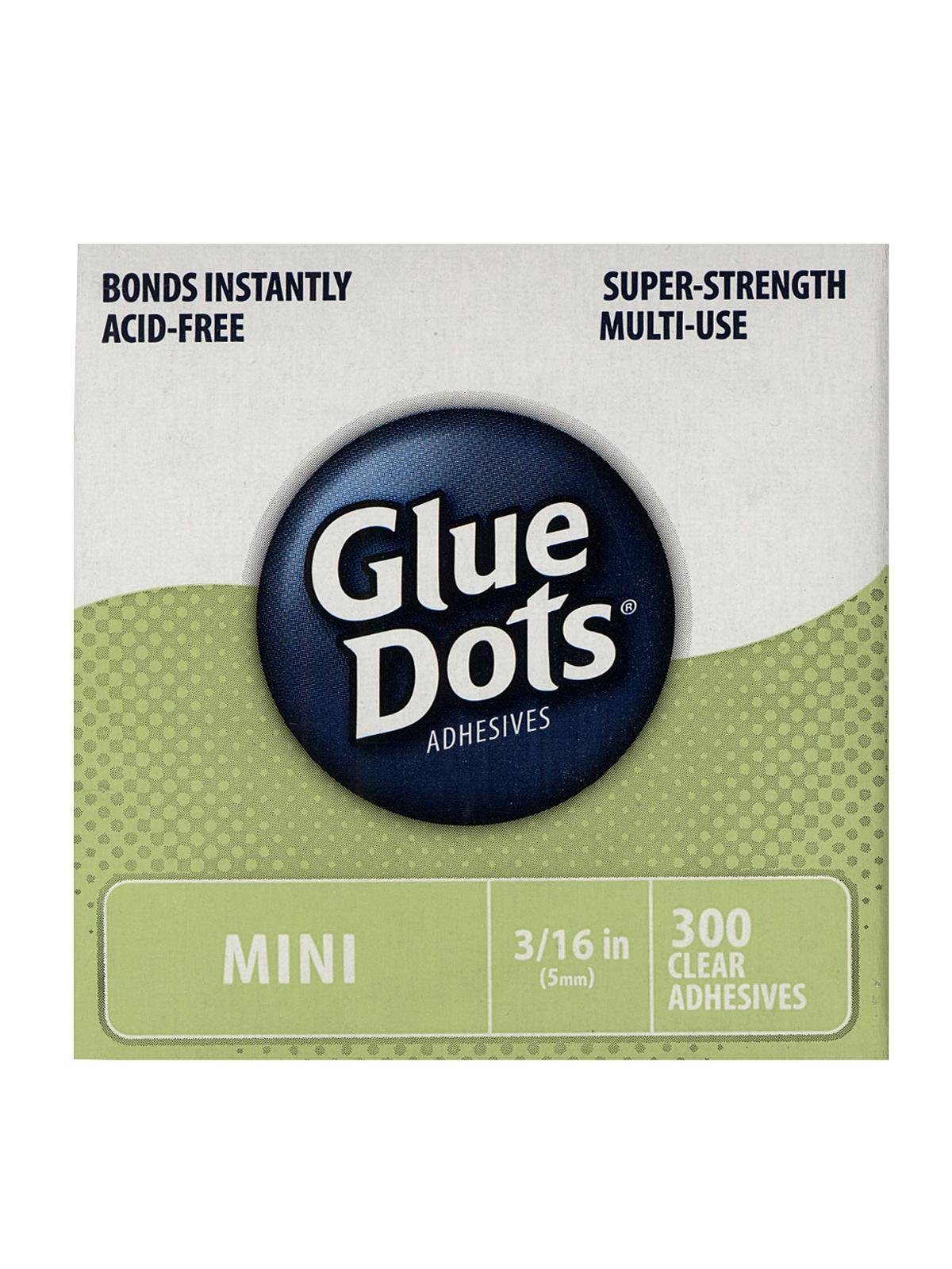 3/16 GlueDots® Mini Clear Adhesive Dots - 600 Pc.