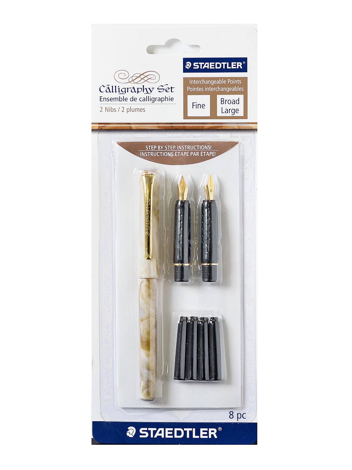 Staedtler Metallic Calligraphy Markers - 5 / Pack - STD8325TB5A6
