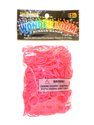 Wonder Loom Rubber Bands and Clips pink pack of 600