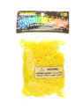 Wonder Loom Rubber Bands and Clips yellow pack of 600