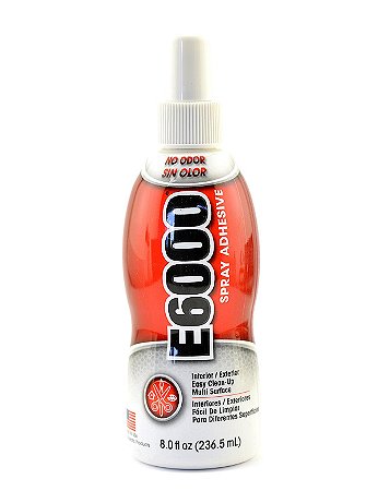 Eclectic Products - E-6000 Spray Adhesive - 8 oz. Bottle