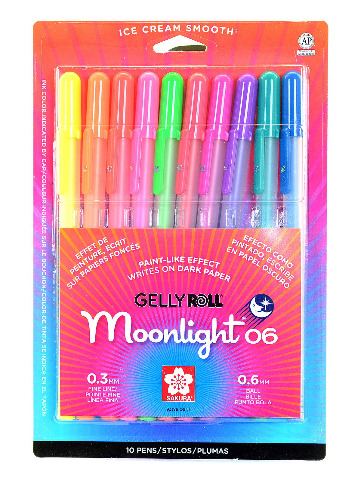 Wholesale Sakura Gelly Roll Moonlight 10 Bold Set of 10