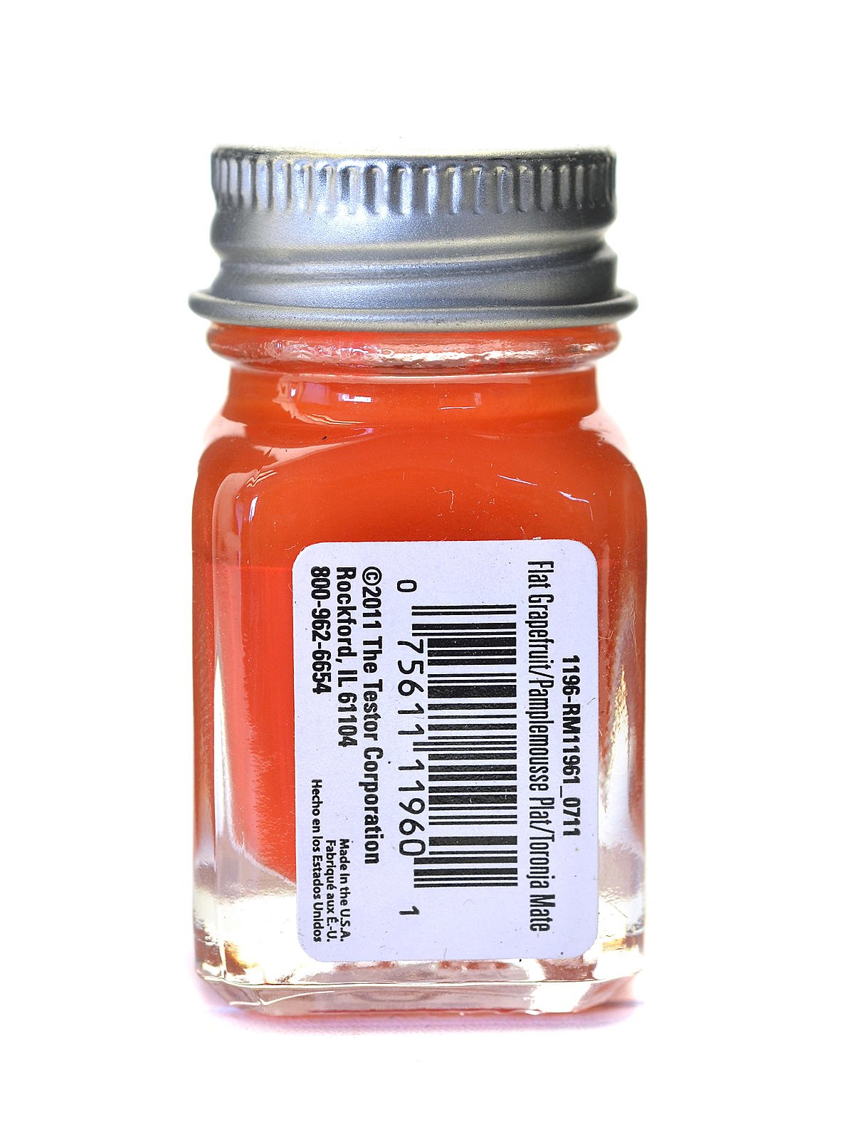 Testors Enamel Paint - Fluorescent - Orange 1/4 oz.