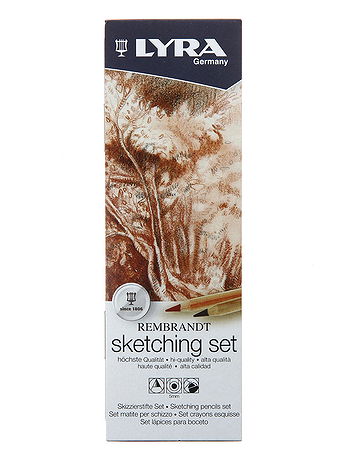 LYRA - Rembrandt Fine Art Graphite & Sketching Sets - Sketching Set, Set of 6