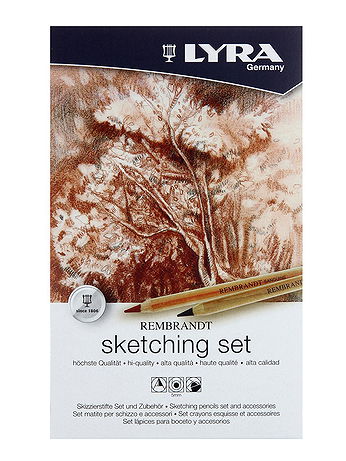 LYRA - Rembrandt Fine Art Graphite & Sketching Sets - Sketching Set, Set of 10