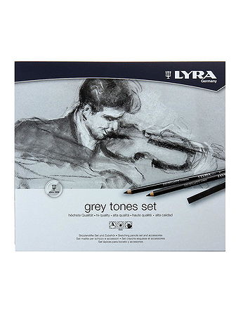 LYRA - Rembrandt Fine Art Graphite & Sketching Sets - Grey Tones Set, Set of 25