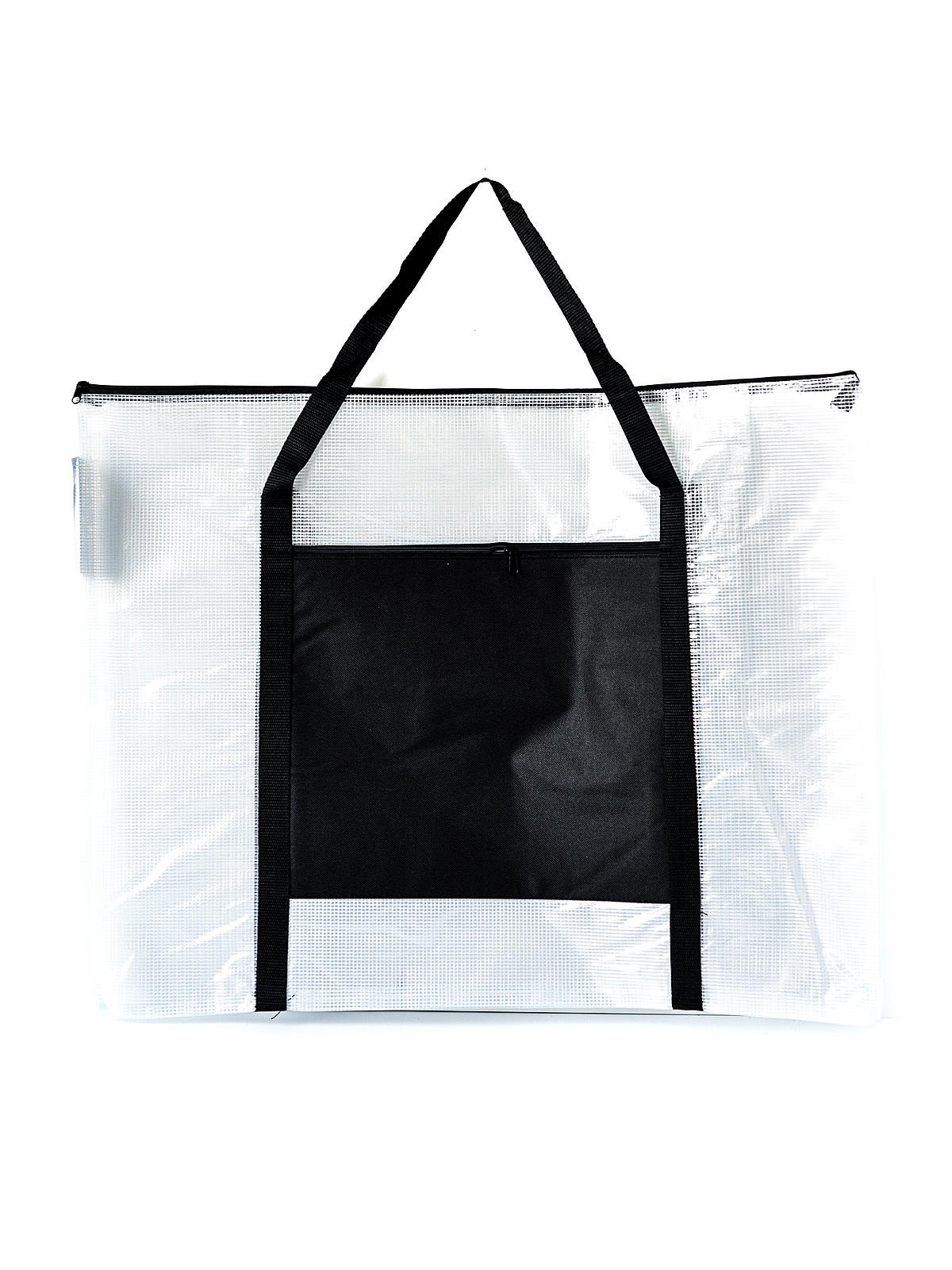 Mesh-Reinforced Vinyl Bags Deluxe Bag with Handles, 12 in. x 16 in. (pack  of 10) 