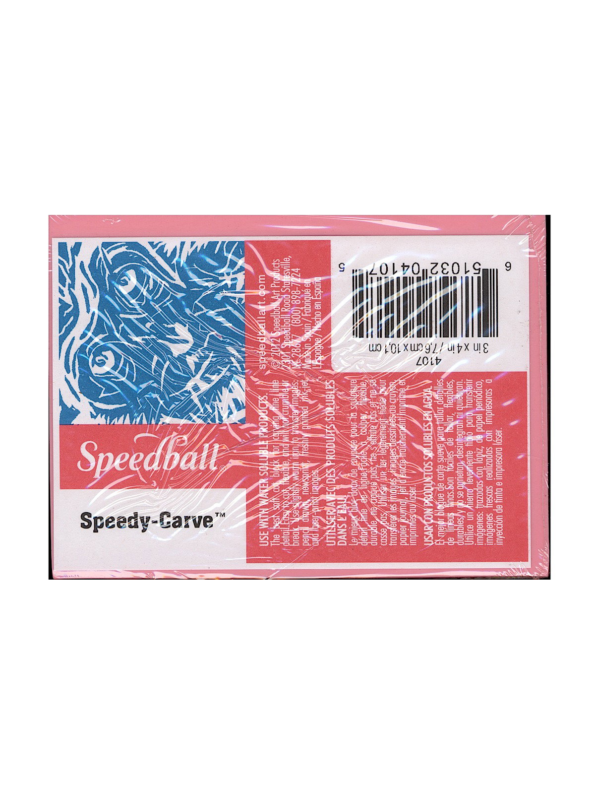 New Vintage Speedball Speedy Stamp Making Kit #4100