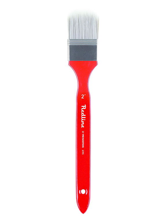 Series 6700 Red Line Brushes 2 in., oval long handled mottler