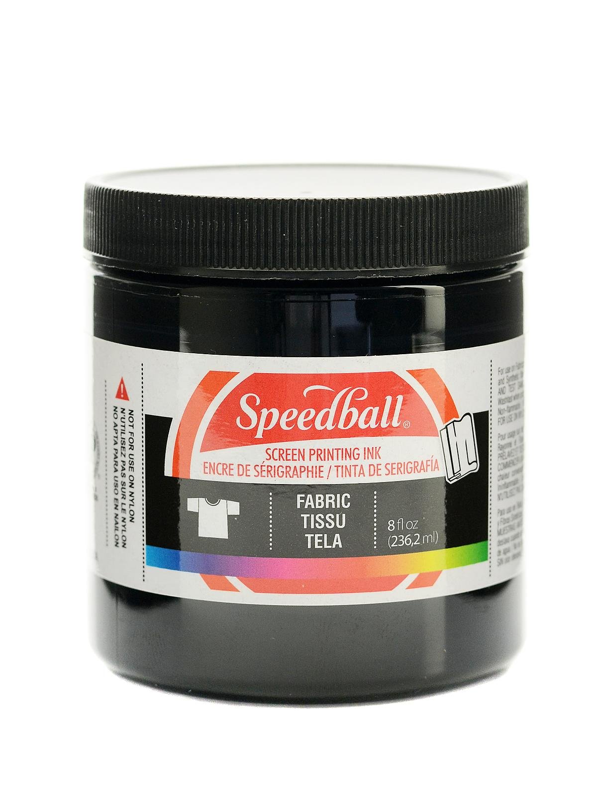 Speedball Fabric Screen Printing Ink 8 oz Jar - Orange