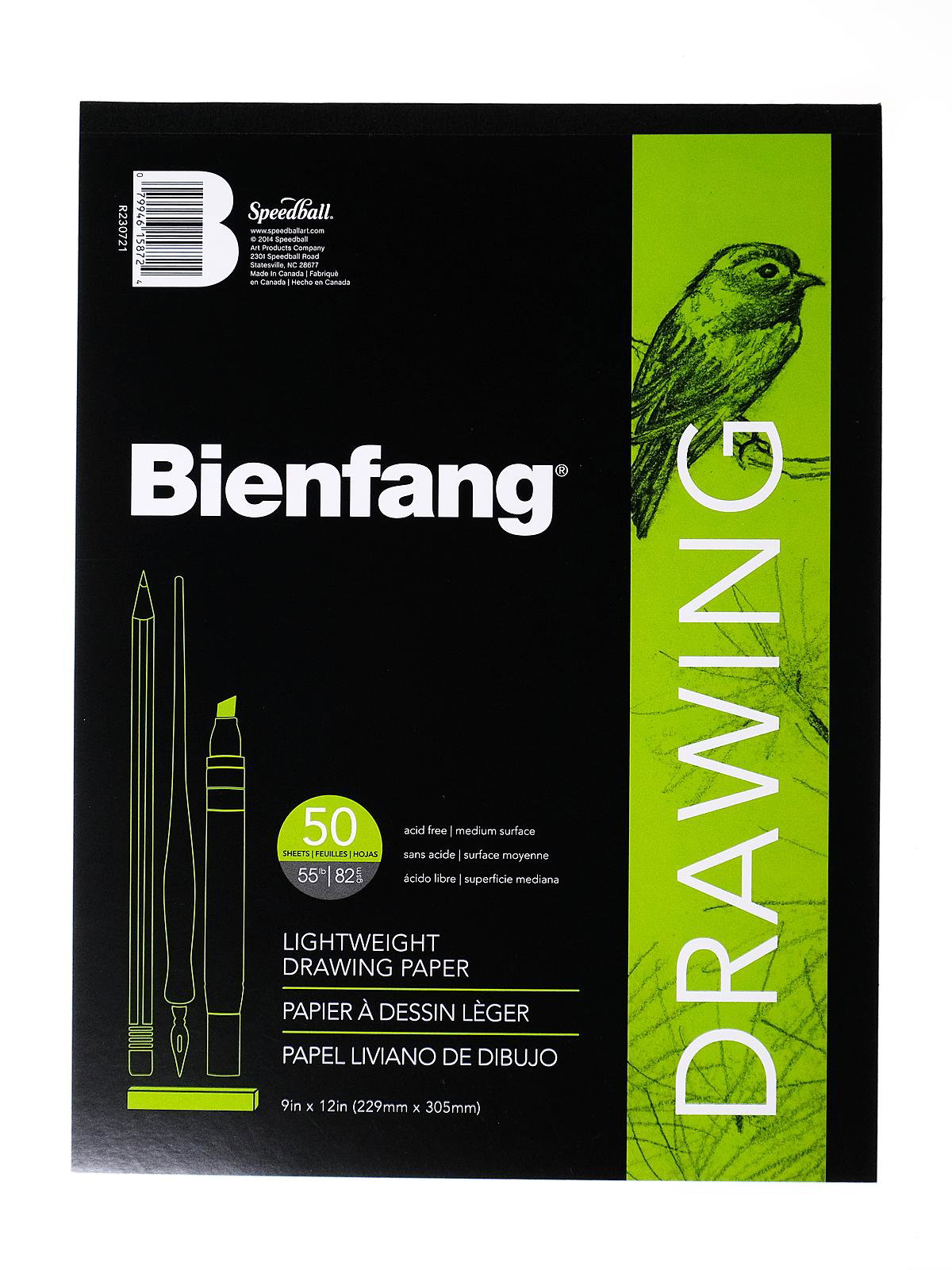 Bienfang 523 Raritan Drawing Paper Pad, 18 x 24