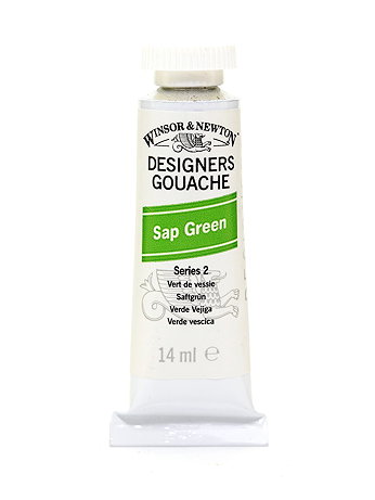 Winsor & Newton - Designers' Gouache - Sap Green, 14 ml, 599