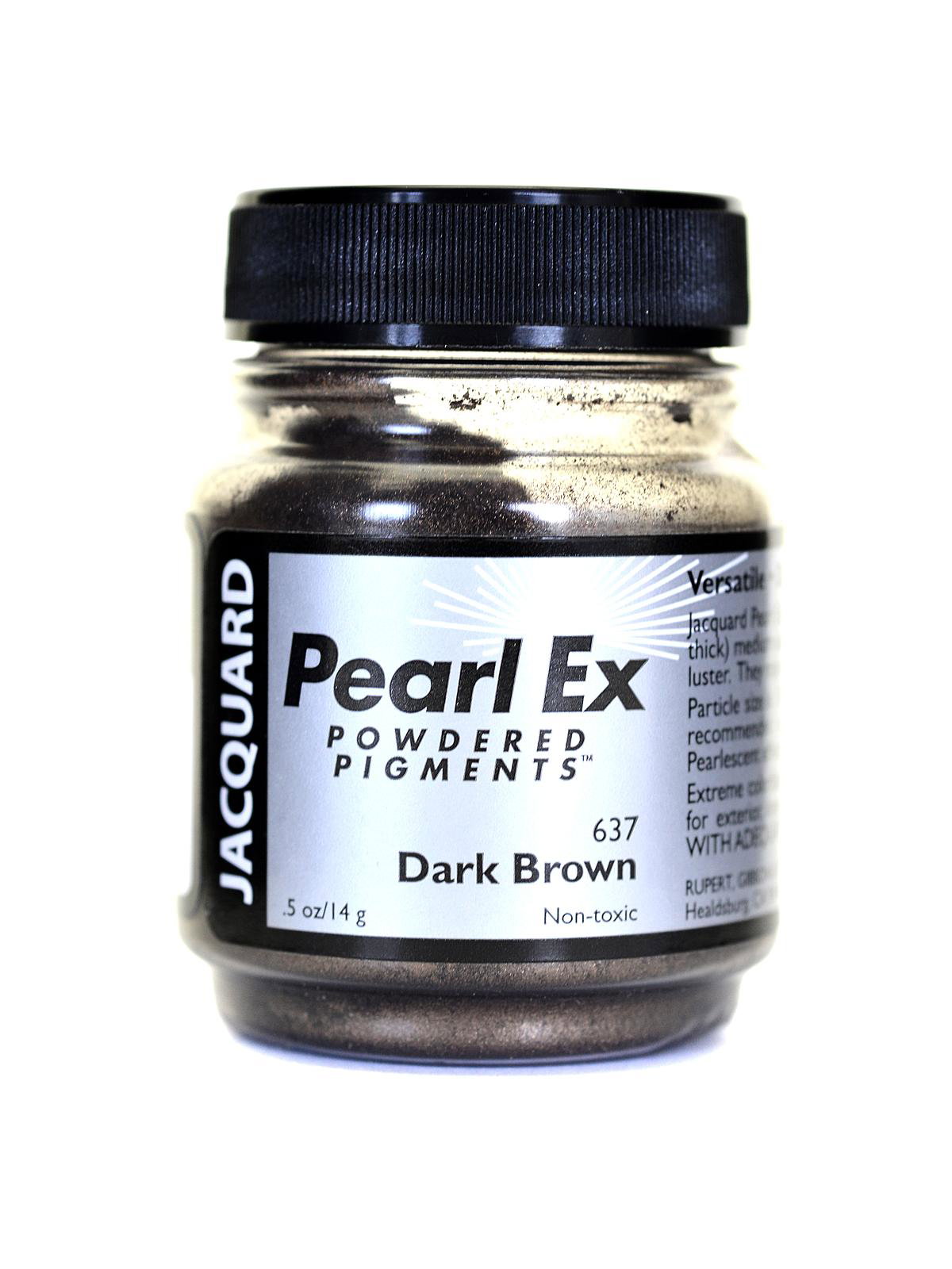 Jacquard Pearl Ex Pigment Powder 14/21g: Carbon Black - The Drawing Room