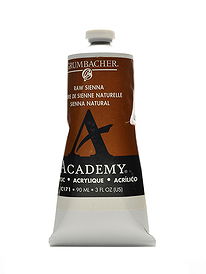 Grumbacher Academy Acrylic Paint, 75ml Plastic Tube, Burnt Sienna 