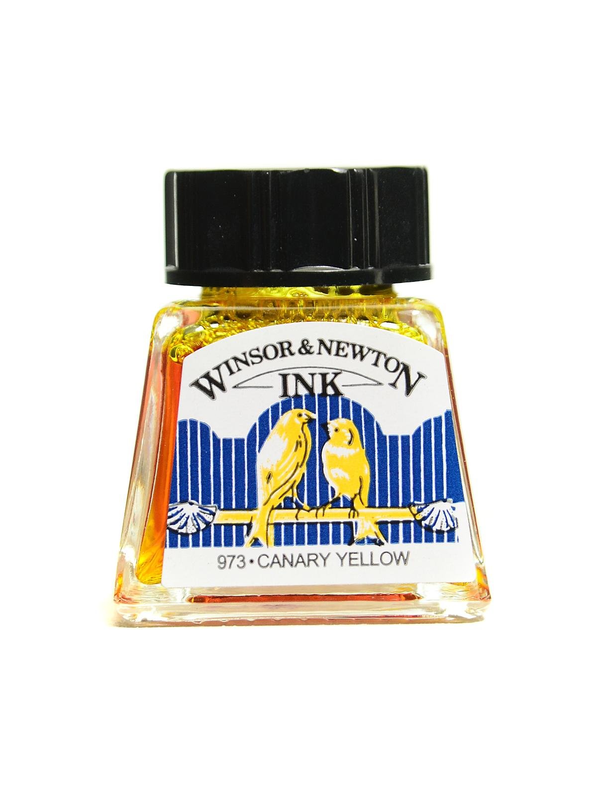 Winsor & Newton Drawing Ink, 14ml Bottle, Black Indian