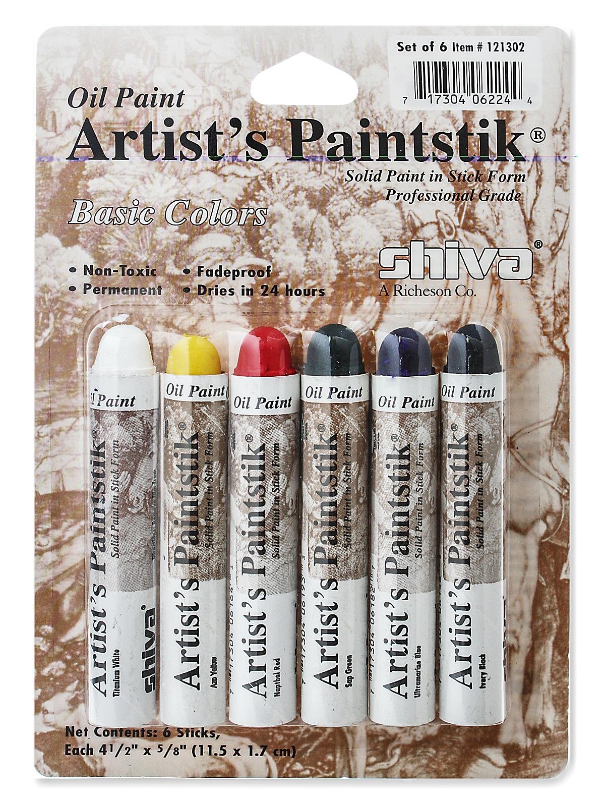 Shiva Paintstik Set of 3 Mini Primary Colors