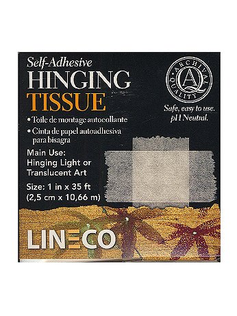 Lineco - Self-Adhesive Hinging Tissue - 1 in. x 35 ft.
