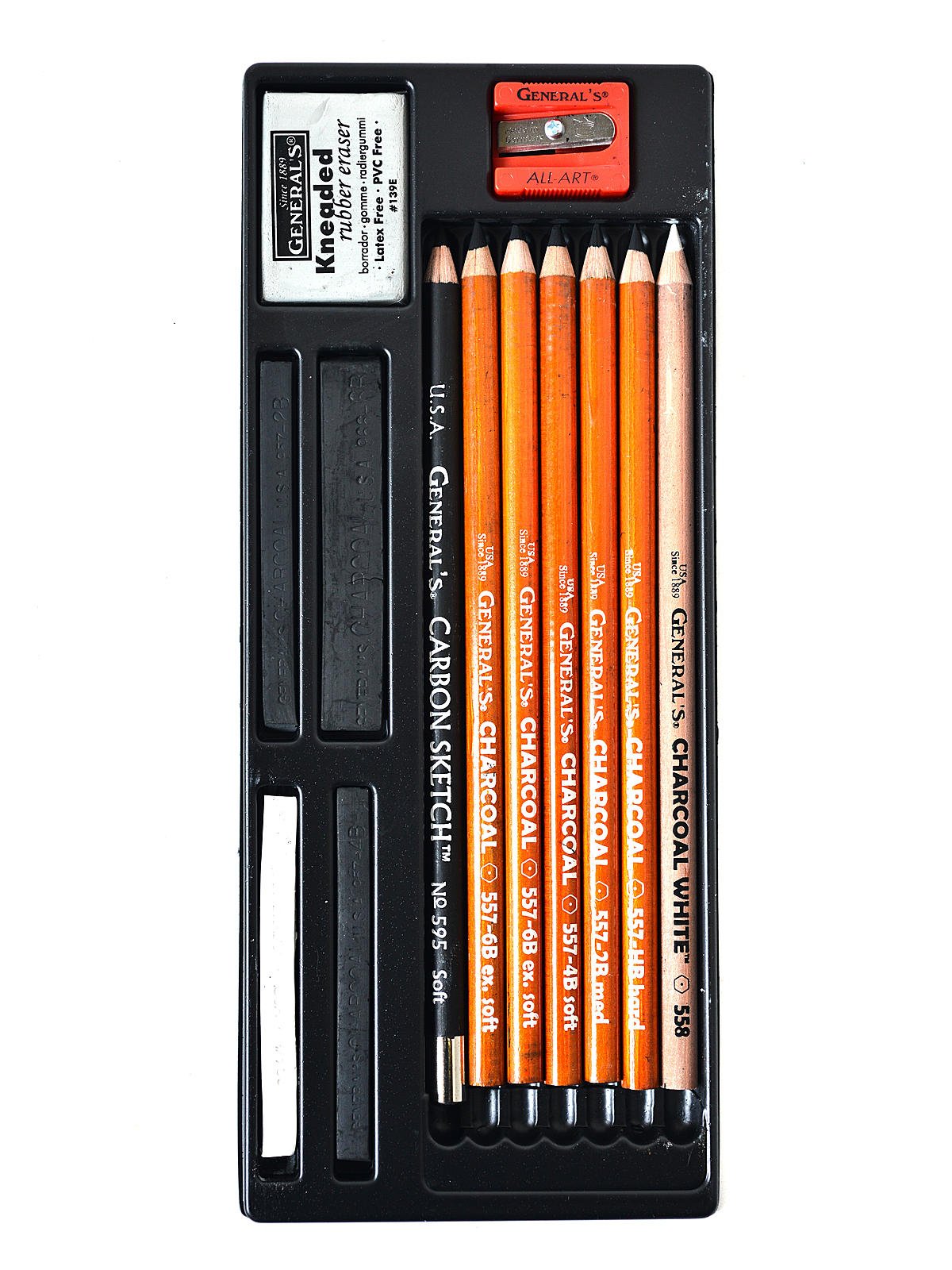 General's Charcoal Drawing Pencils Set