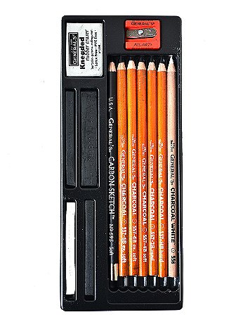 General's - Charcoal Drawing Kit #15 - Charcoal Set