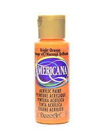 Americana 2 oz. Bright Orange Acrylic Paint