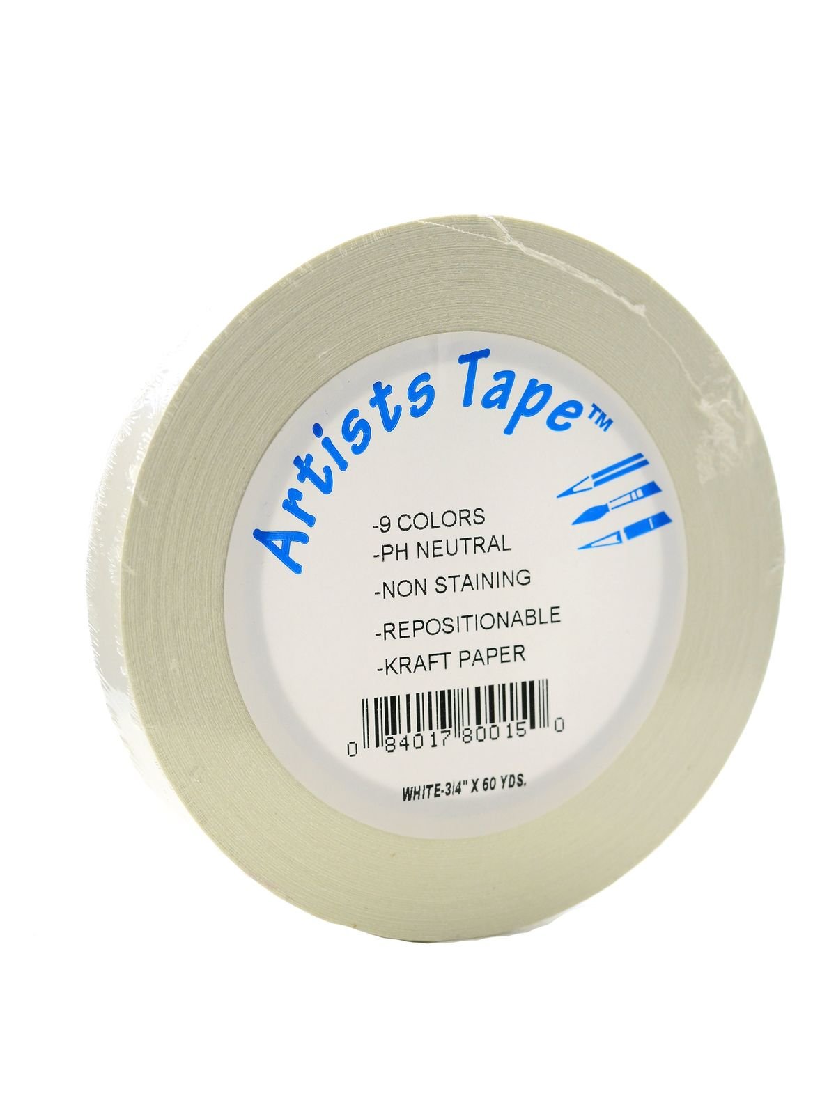 Artist Tape - White Masking Artists Tape 1inch x 55yard