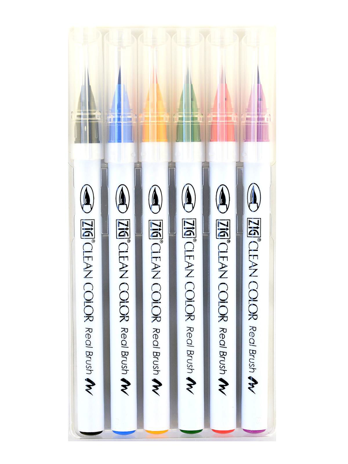 Zig Clean Color Real Brush Marker Sets