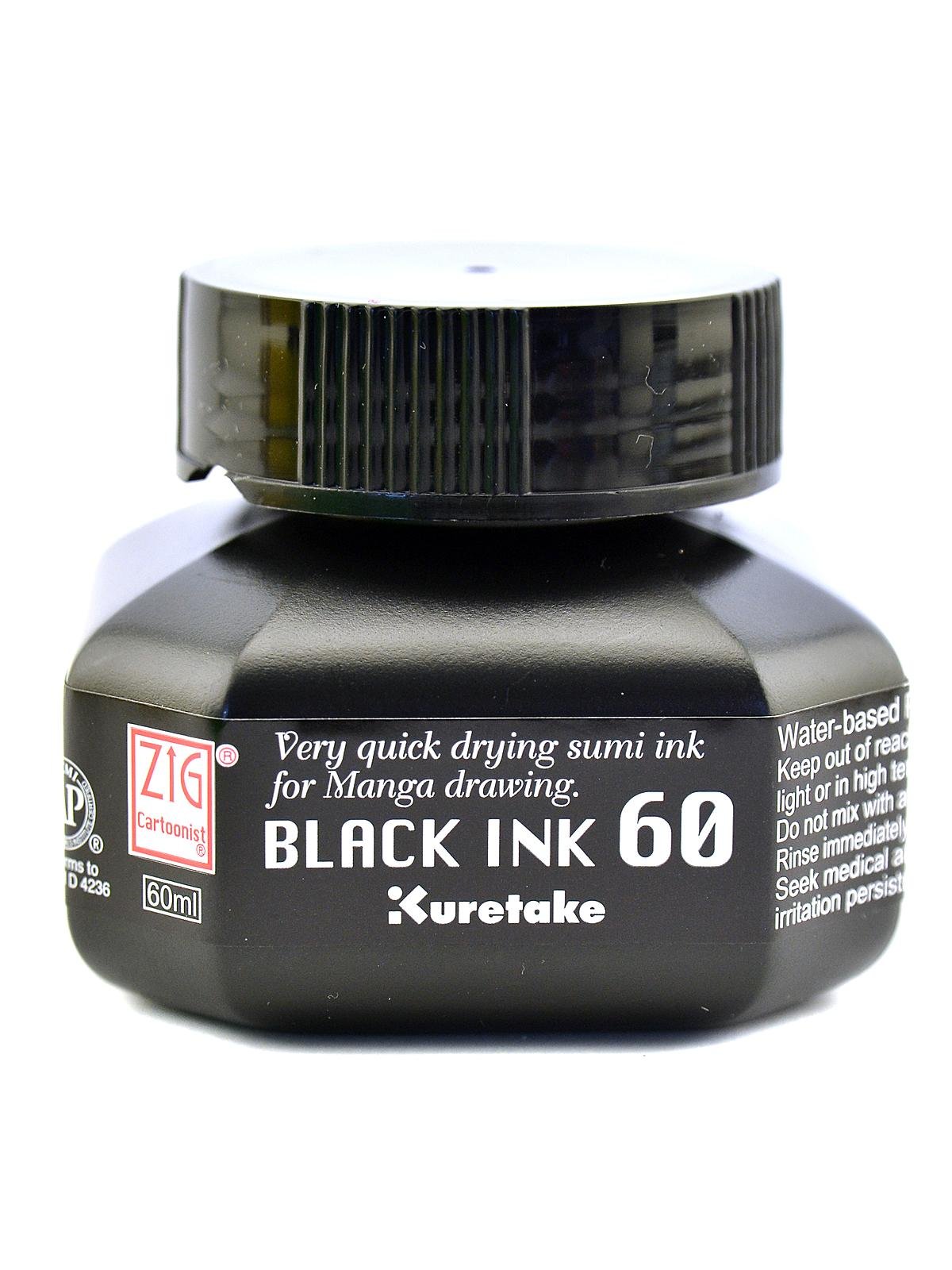  Kuretake Sumi Ink - Black - 60 ml Bottle