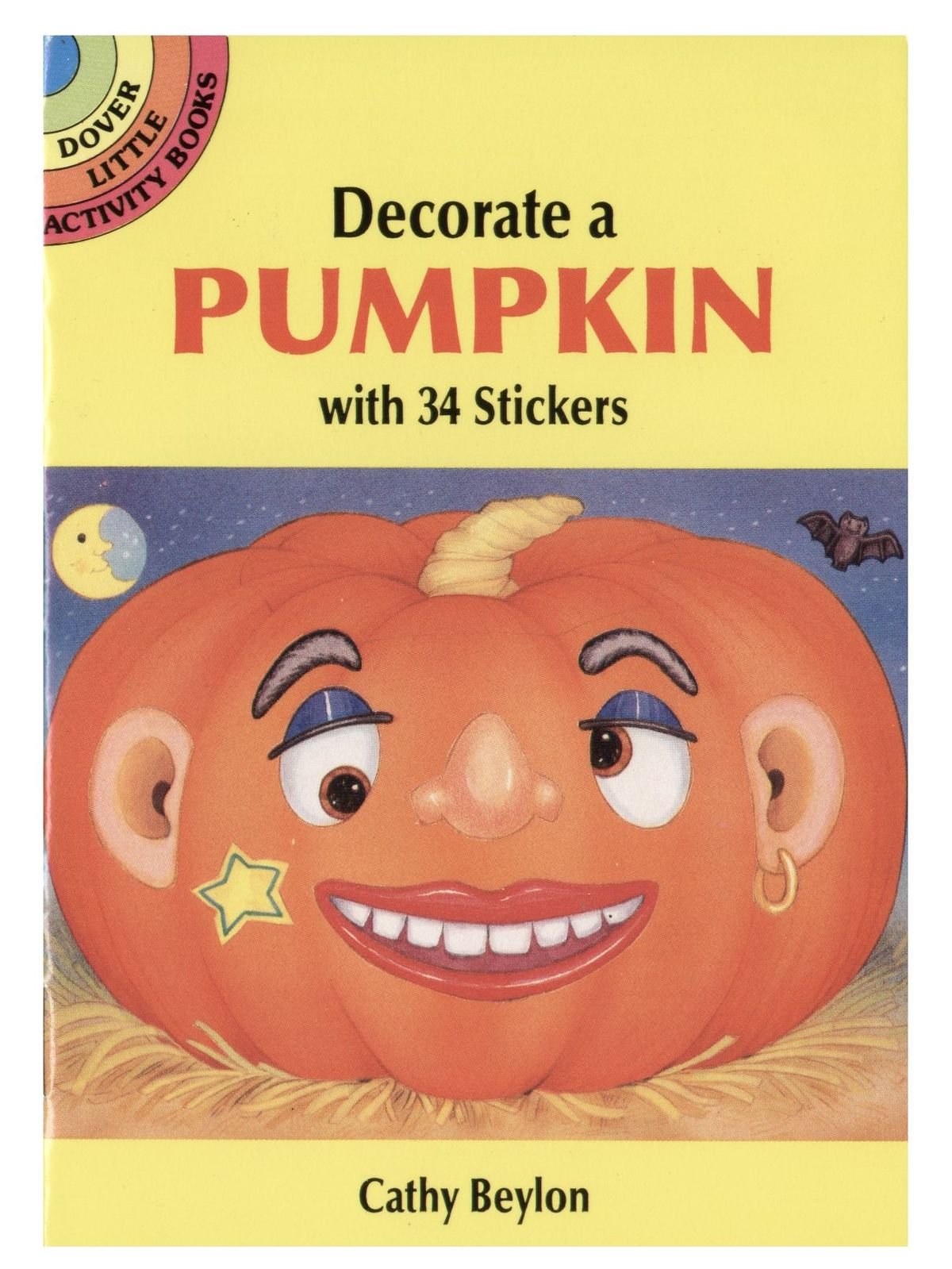 Decorate a Pumpkin With 34 Stickers