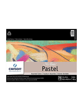 Canson - Mi-Teintes Pastel Assorted Pad - 12 in. x 16 in.