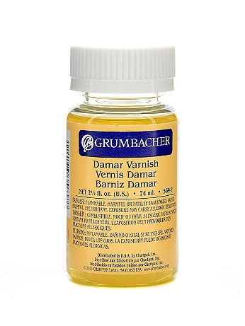 Grumbacher - Damar Varnish - 2 1/2 oz.