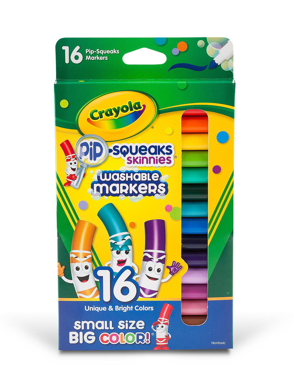 Kids Washable Markers, Fine Tip - Set of 42
