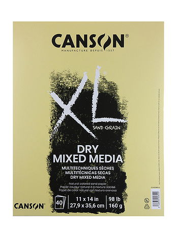 Canson - XL Dry Mixed Media Pads - Natural, 11 in. x 14 in.