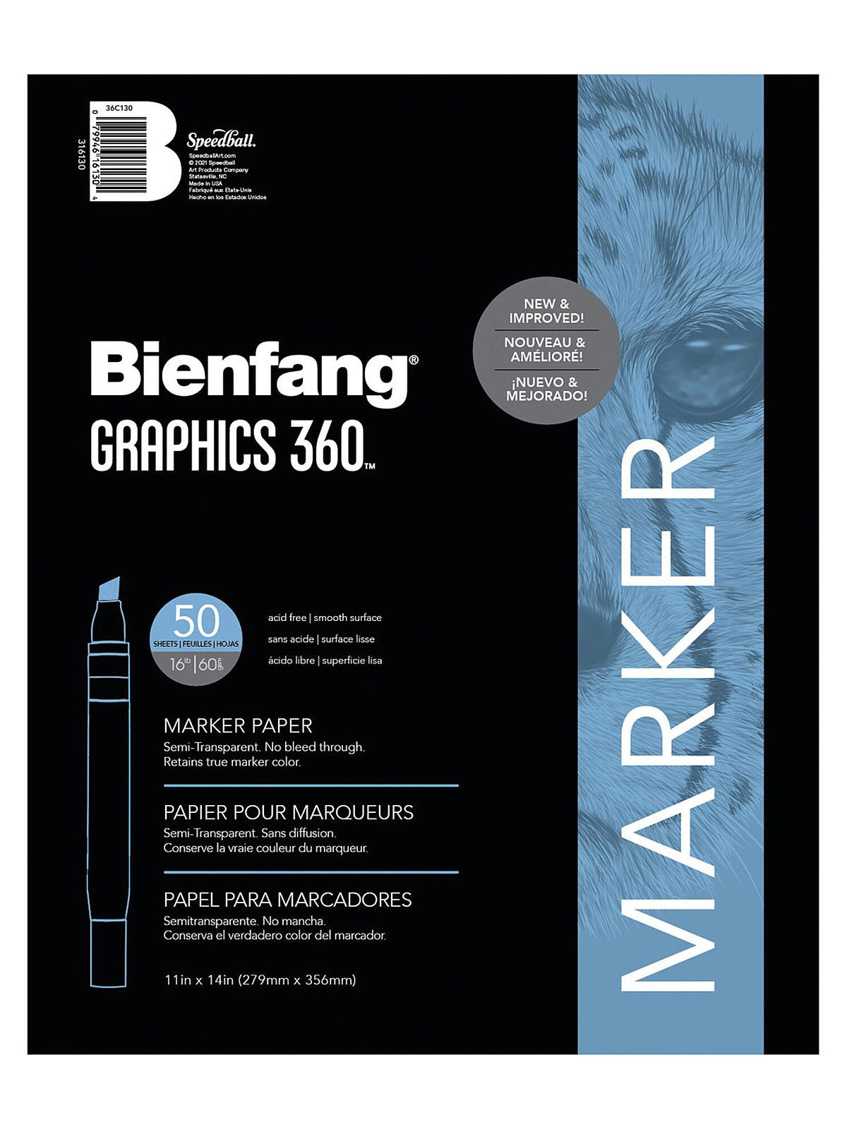Bienfang Graphics 360 Marker Paper Pad