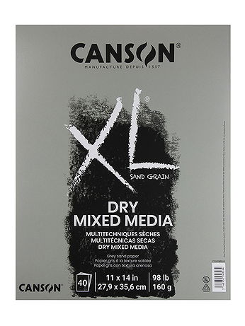 Canson - XL Dry Mixed Media Pads - Gray, 11 in. x 14 in.