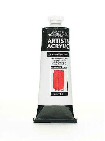Winsor & Newton - Professional Acrylic Colours - Cadmium Red Deep, 60 ml, 97