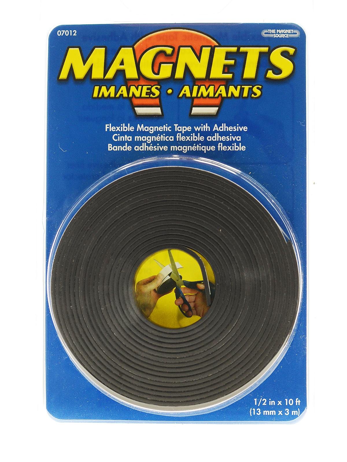 The Magnet Source 5'' x 8'' Flexible Magnetic Sheet w/Adhesive