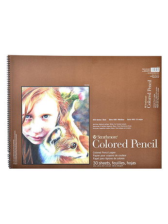 Strathmore - 400 Series Colored Pencil Pad - 18 in. x 24 in., 30 Sheets