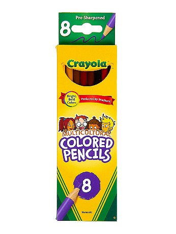 Crayola - Multicultural Colored Pencils - Set of 8