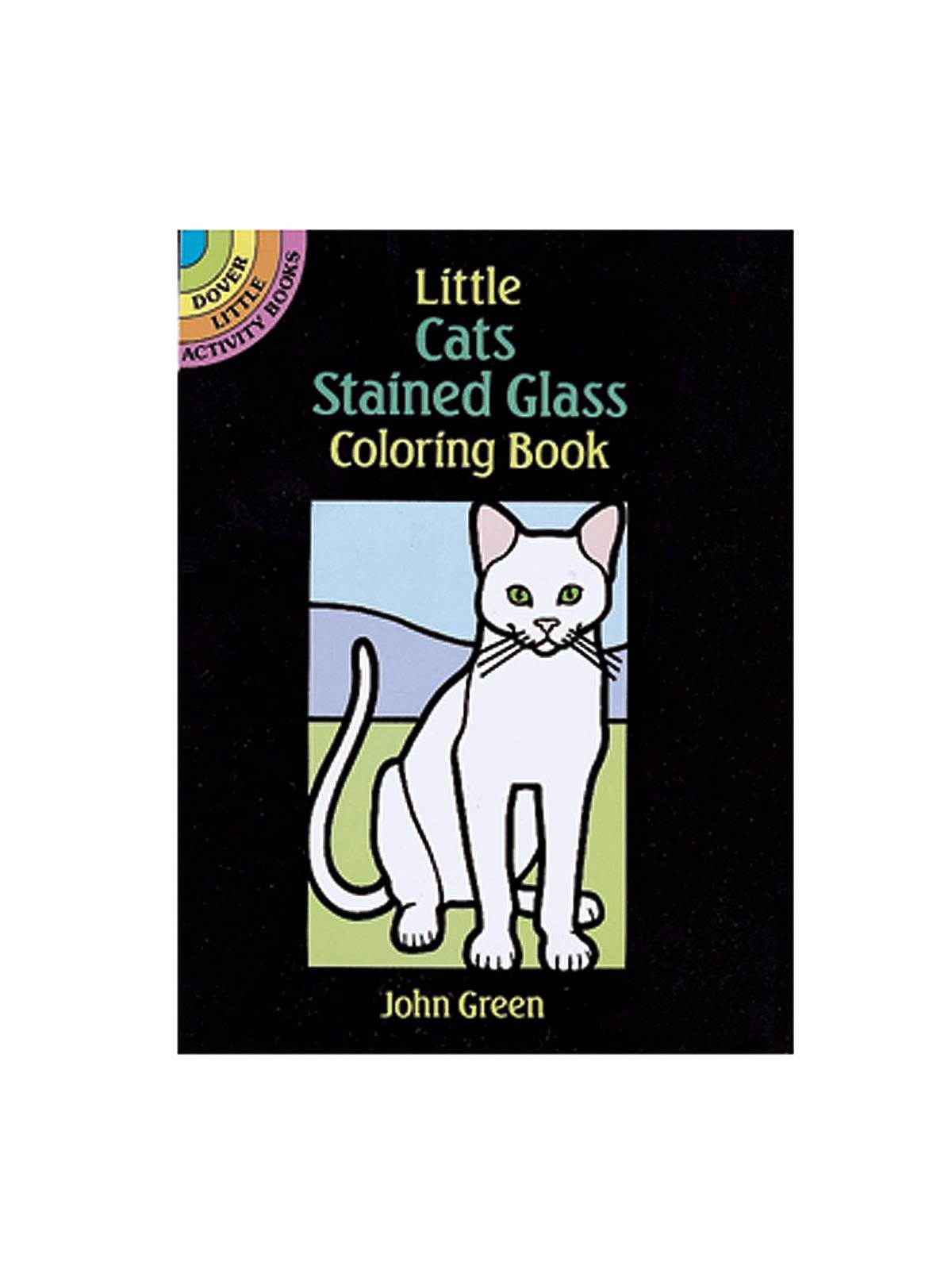 Cats-Stained Glass Coloring Book