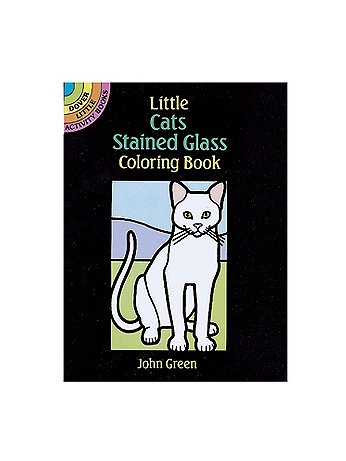 Dover - Cats-Stained Glass Coloring Book - Cats-Stained Glass Coloring Book