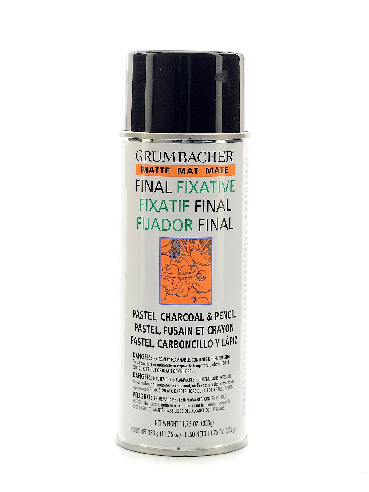 Hard Final Spray Fixative matte, 11.75 oz.