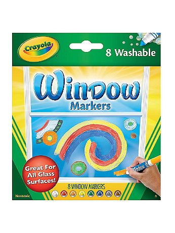 Crayola - Washable Window Markers - Set of 8